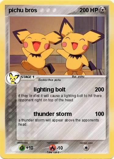 Pokemon pichu bros