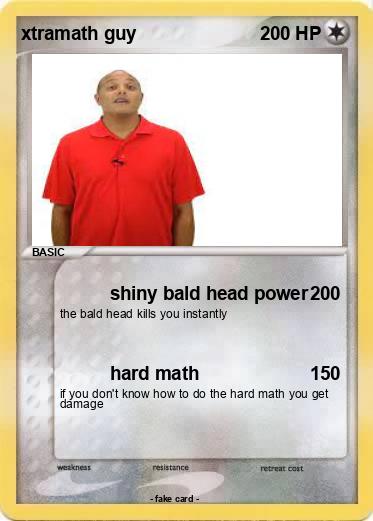 Pokemon xtramath guy