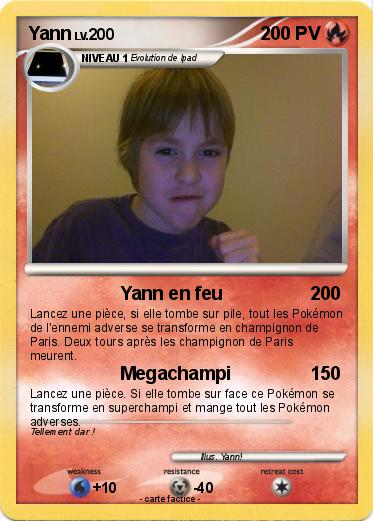 Pokemon Yann