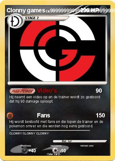 Pokemon Clonny games