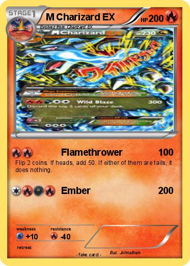 Pokemon M Charizard EX
