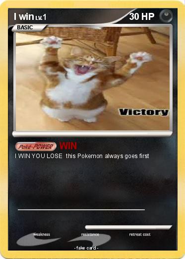 Pokemon I win