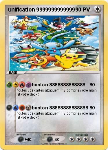 Pokemon unification 9999999999999