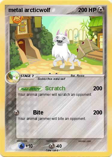 Pokemon metal arcticwolf