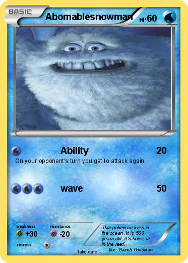 Pokemon Abomablesnowman