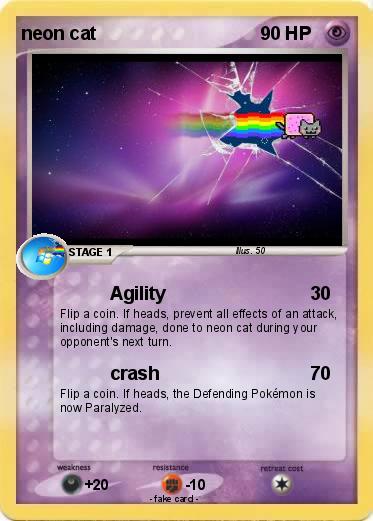 Pokemon neon cat