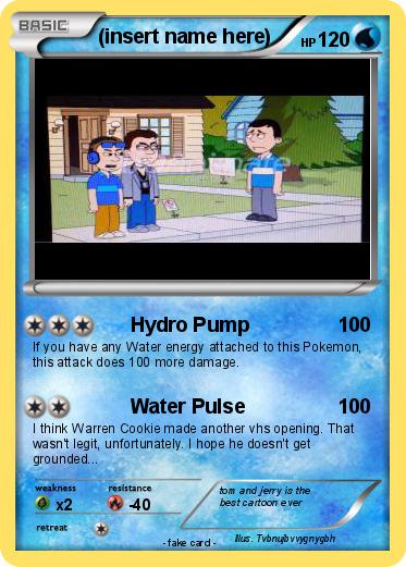 Pokemon (insert name here)