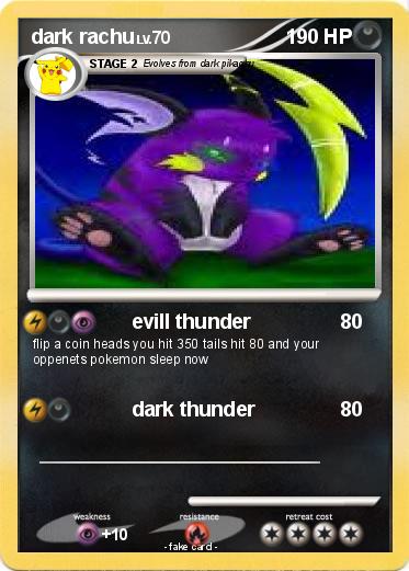 Pokemon dark rachu