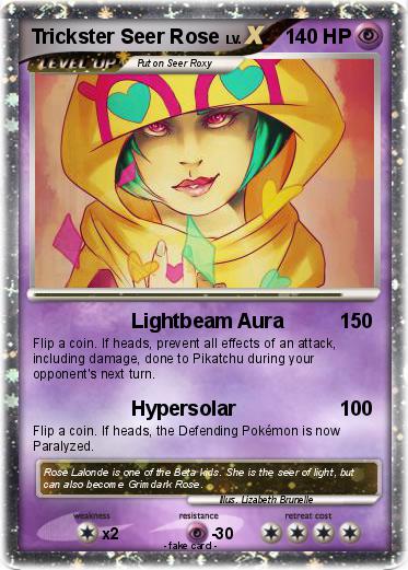 Pokemon Trickster Seer Rose