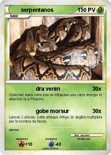 Pokemon serpentanos