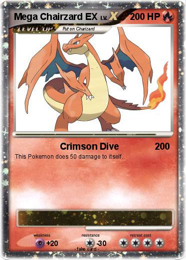 Pokemon Mega Chairzard EX