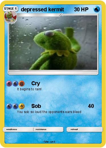 Pokemon depressed kermit