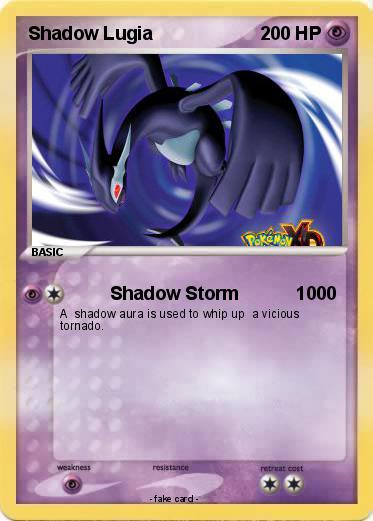 Pokemon Shadow Lugia