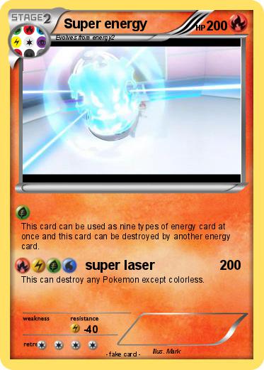 Pokemon Super energy
