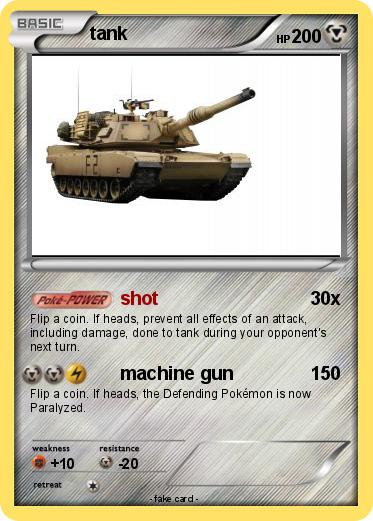 Pokemon tank