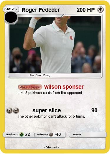 Pokemon Roger Fededer