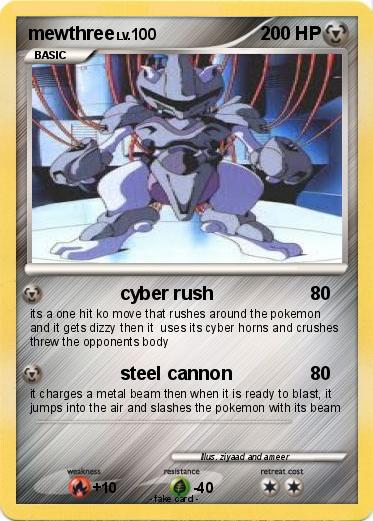Pokemon mewthree