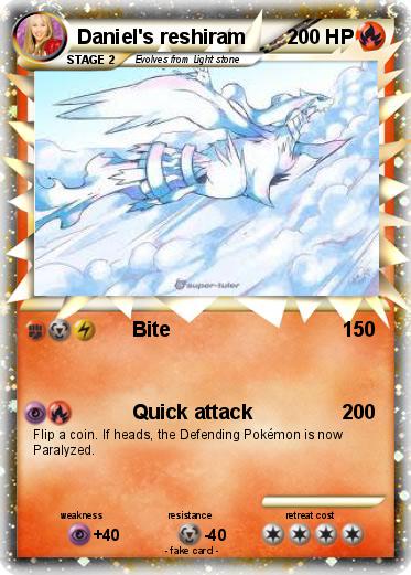 Pokemon Daniel's reshiram