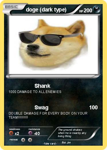 Pokemon doge (dark type)