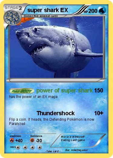 Pokemon super shark EX