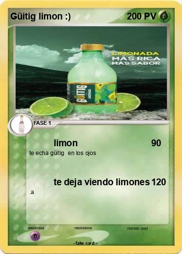 Pokemon Güitig limon :)