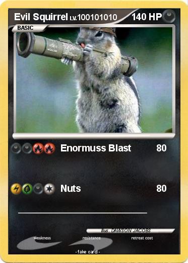 Pokemon Evil Squirrel
