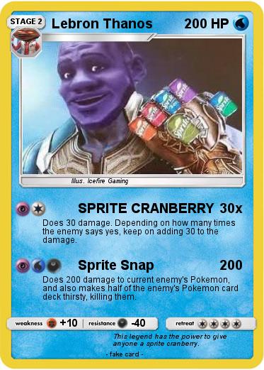 Pokemon Lebron Thanos