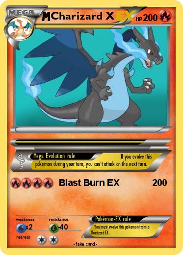 Pokemon Charizard X