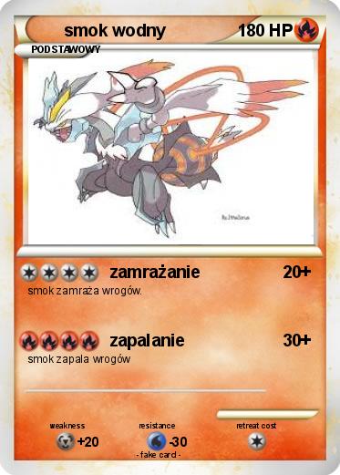 Pokemon smok wodny