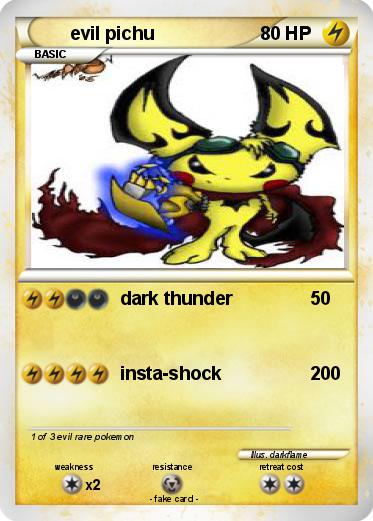 Pokemon evil pichu