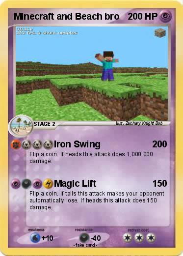 Pokemon Minecraft and Beach bro