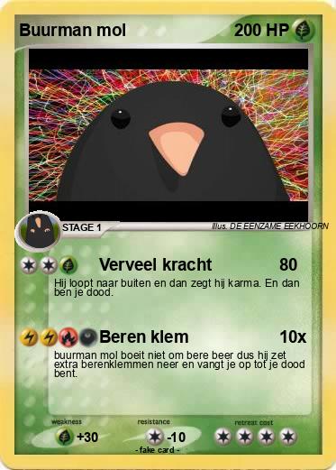 Pokemon Buurman mol