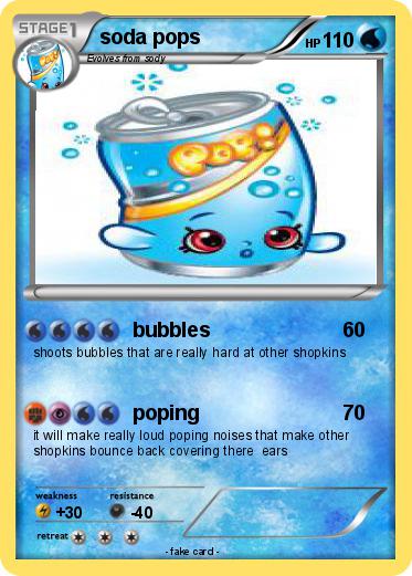 Pokemon soda pops