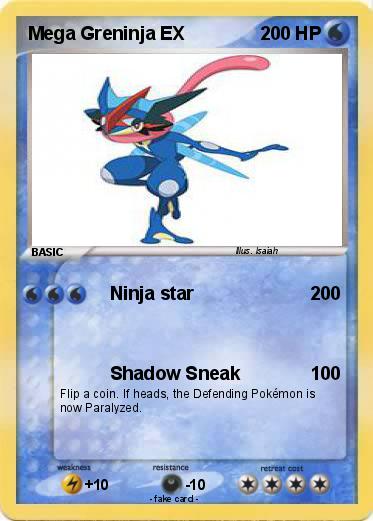 Pokemon Mega Greninja EX