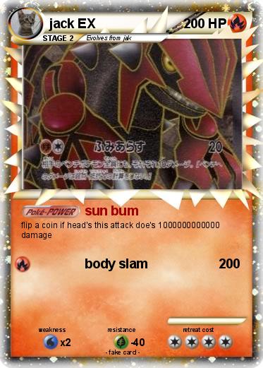 Pokemon jack EX
