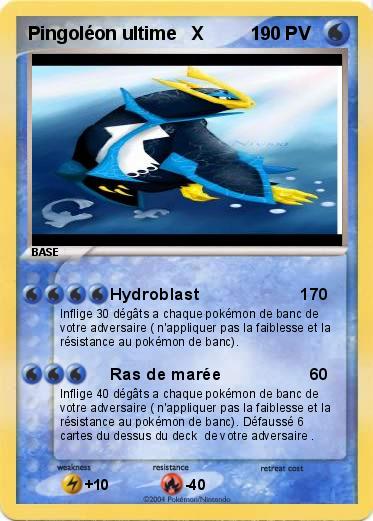 Pokemon Pingoléon ultime   X         1 