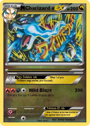 Pokemon Charizard x