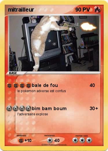 Pokemon mitrailleur