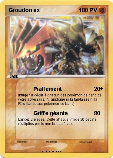 Pokemon Groudon ex
