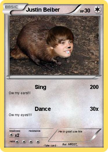 Pokemon Justin Beiber