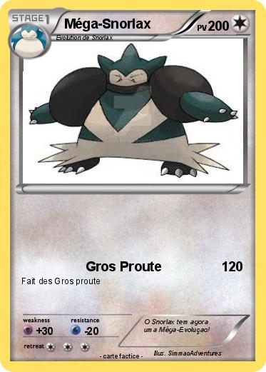 Pokemon Méga-Snorlax