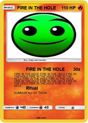 Pokemon FIRE IN THE HOLE