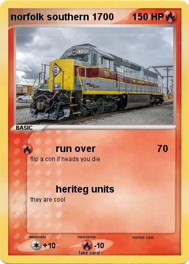 Pokemon norfolk southern 1700