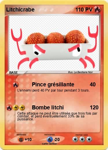 Pokemon Litchicrabe