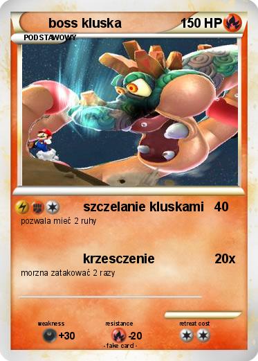 Pokemon boss kluska