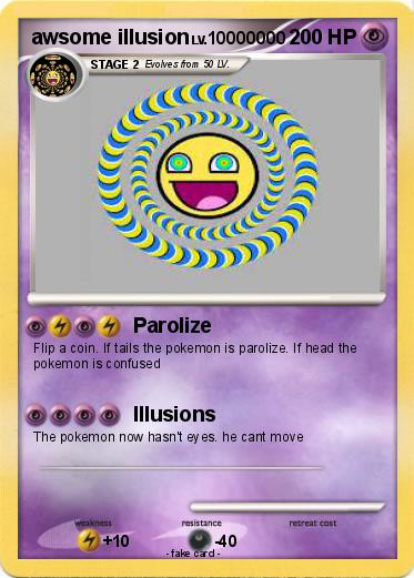 Pokemon awsome illusion