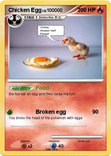 Pokemon Chicken Egg