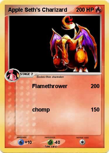Pokemon Apple Seth's Charizard