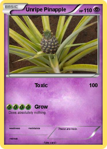 Pokemon Unripe Pinapple