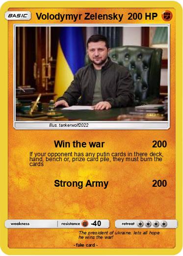 Pokemon Volodymyr Zelensky